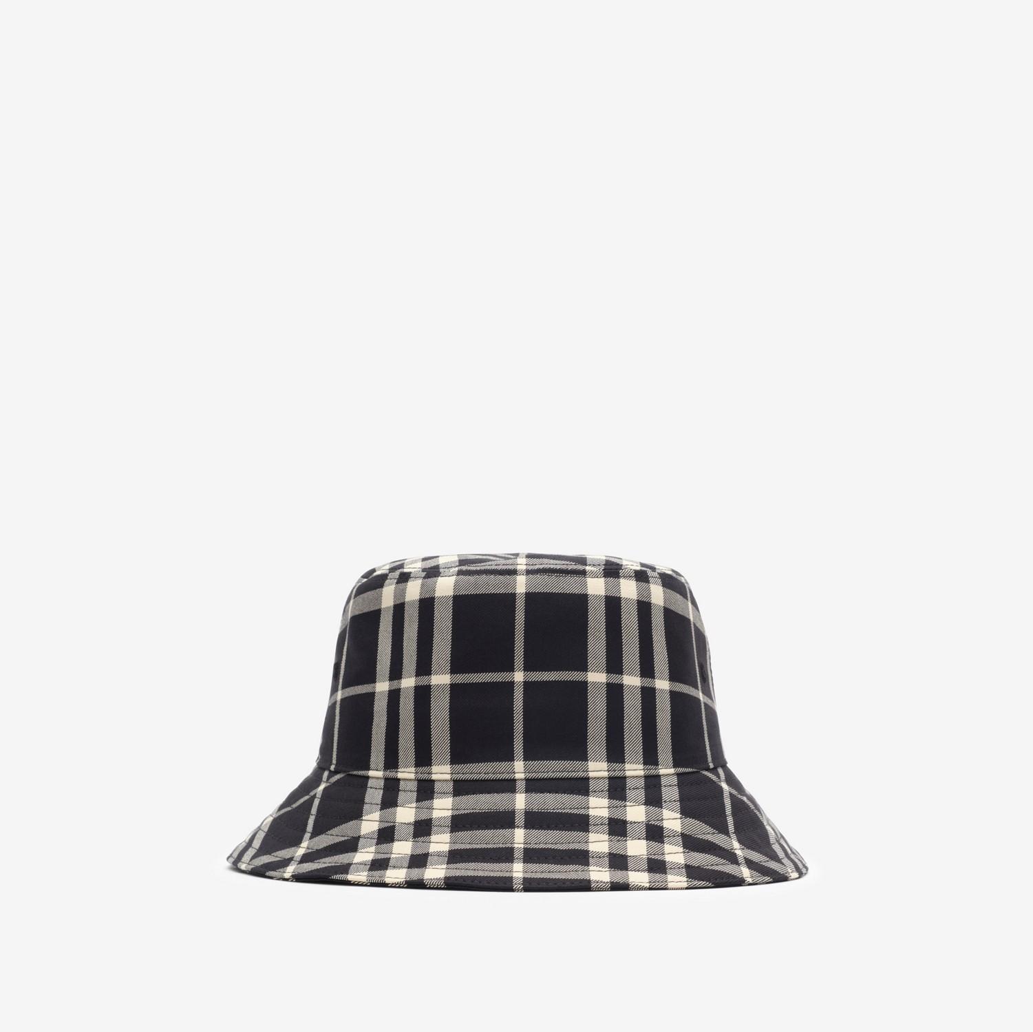 Check Cotton Bucket Hat by BURBERRY