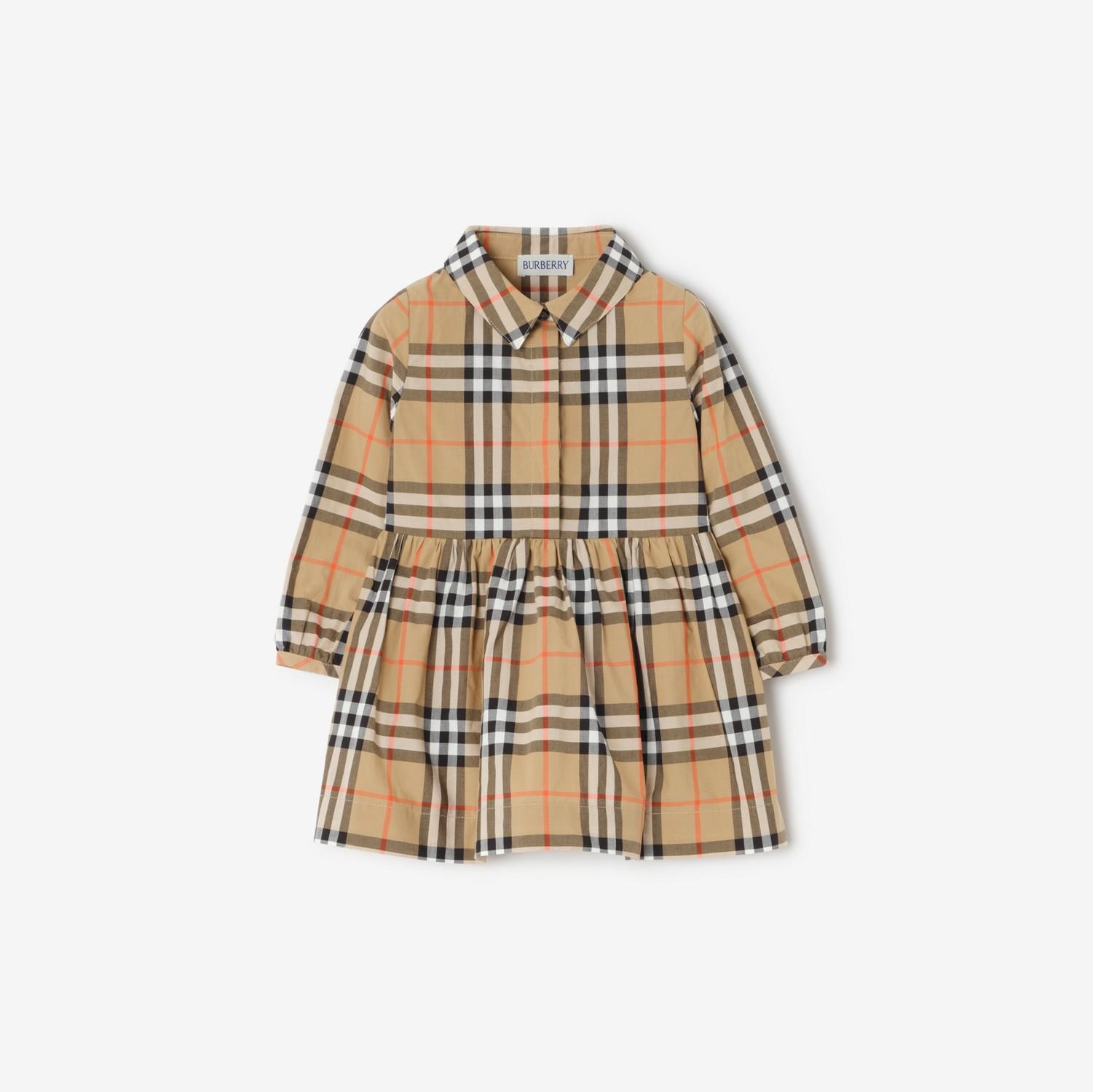 Check Cotton Dress by BURBERRY
