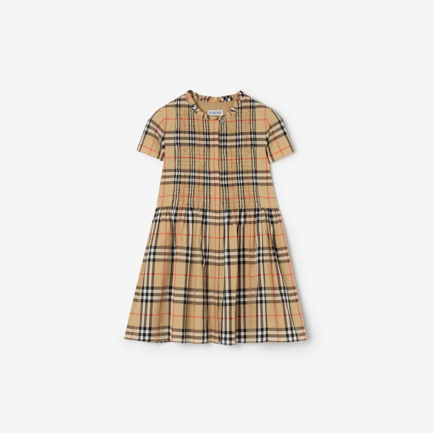 Check Cotton Dress by BURBERRY