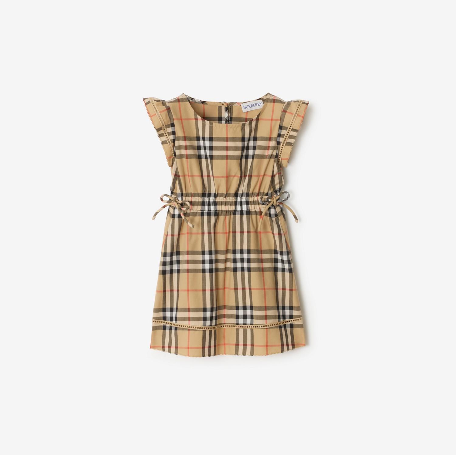 Check Cotton Dress by BURBERRY