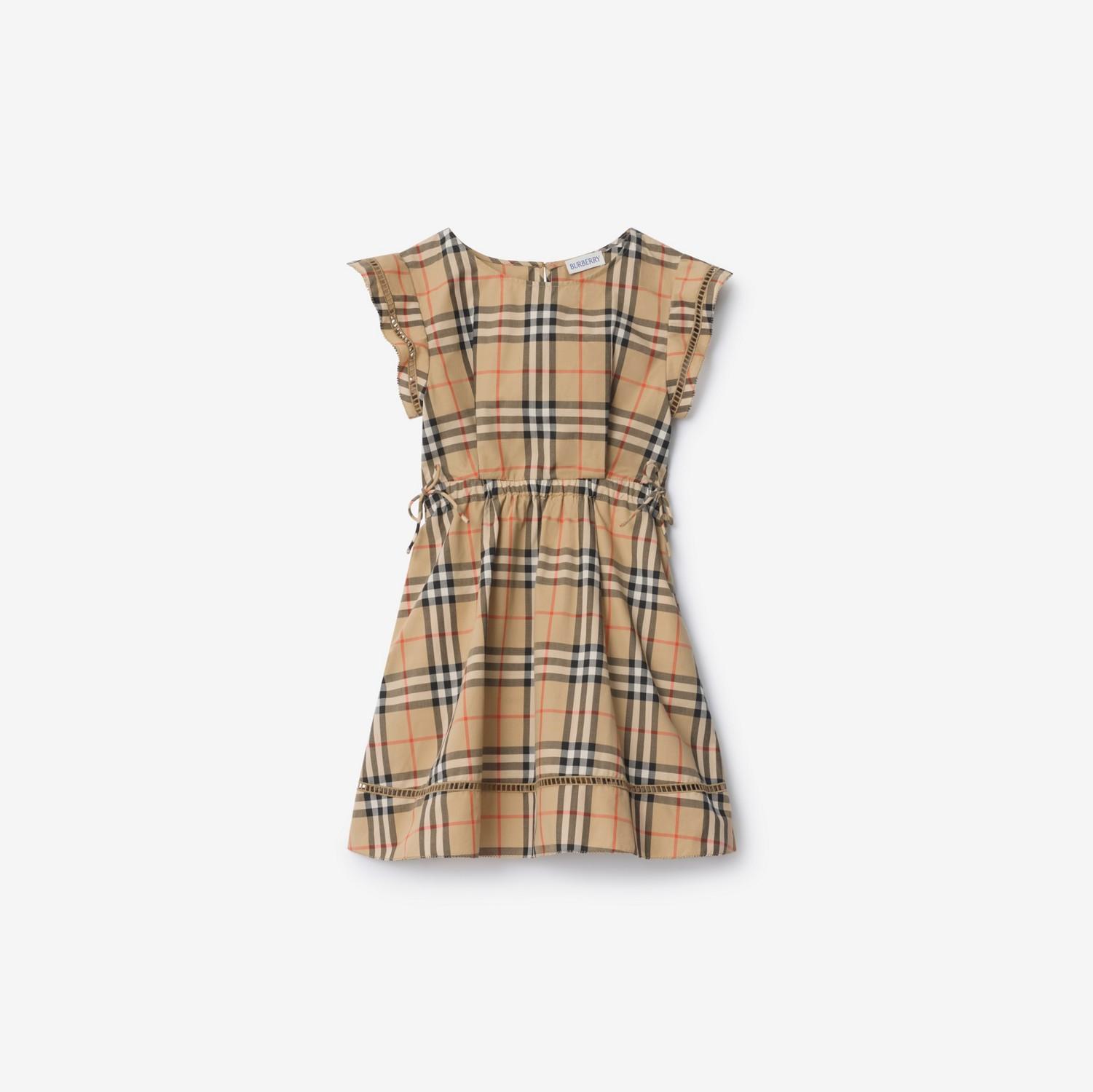 Check Cotton Dress by BURBERRY