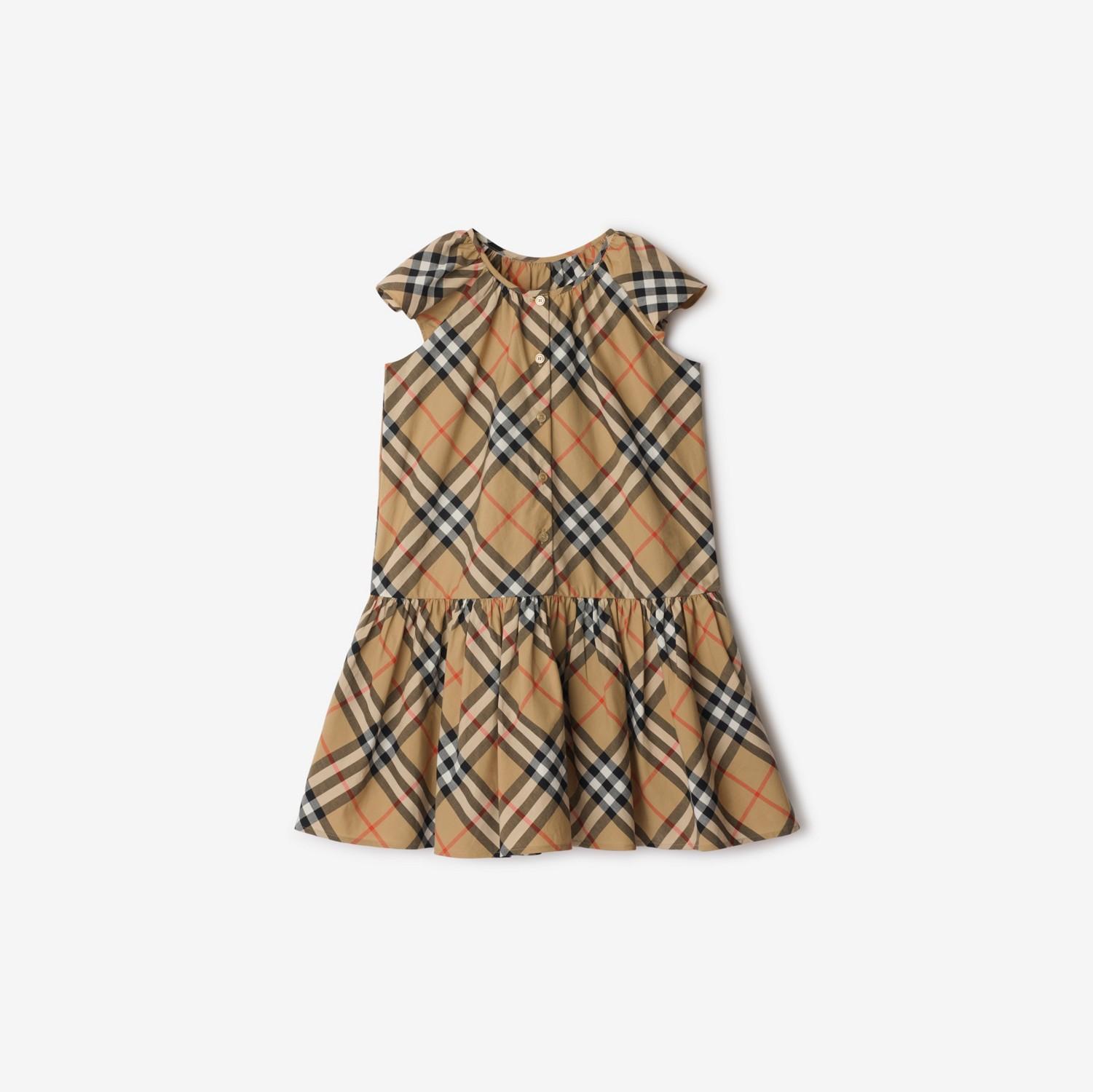 Check Cotton Dress by BURBERRY