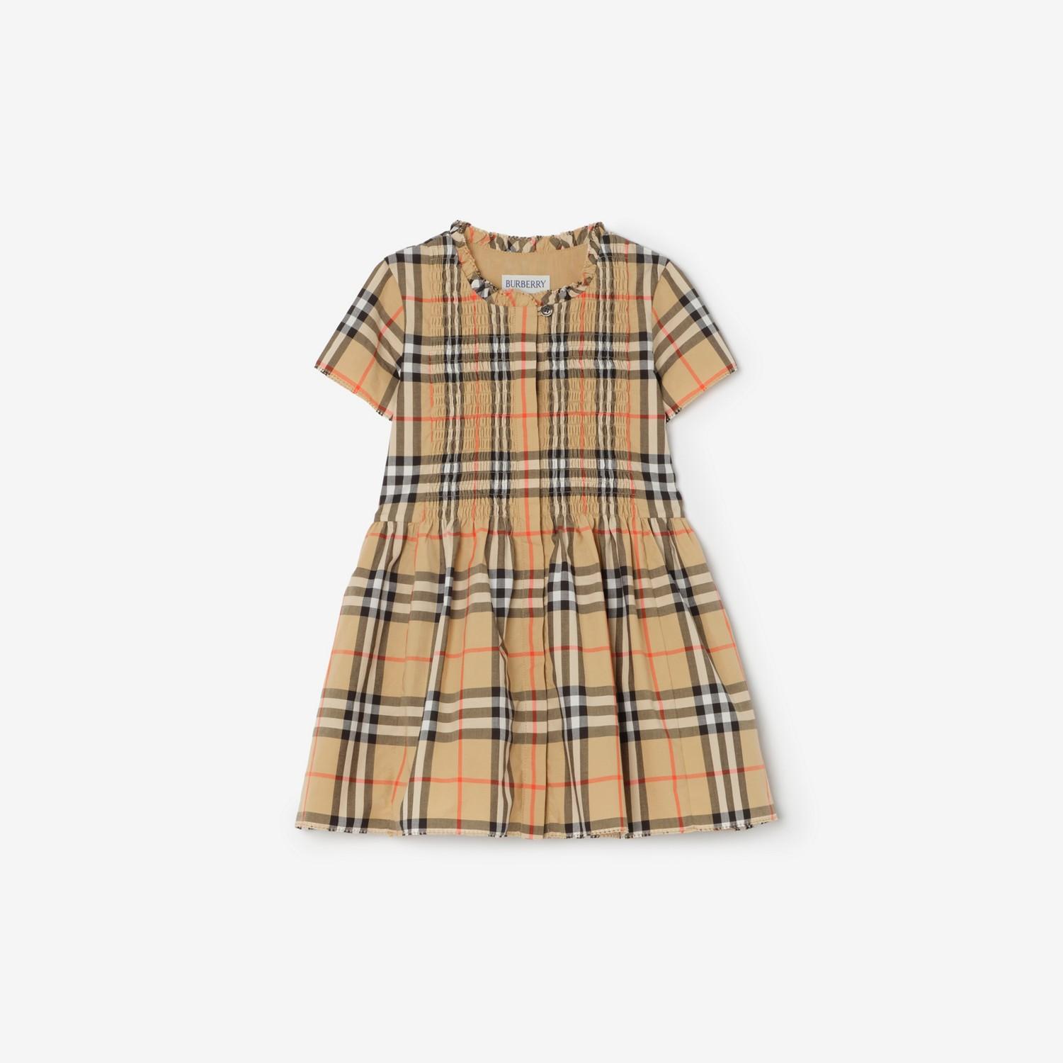 Check Cotton Dress by BURBERRY