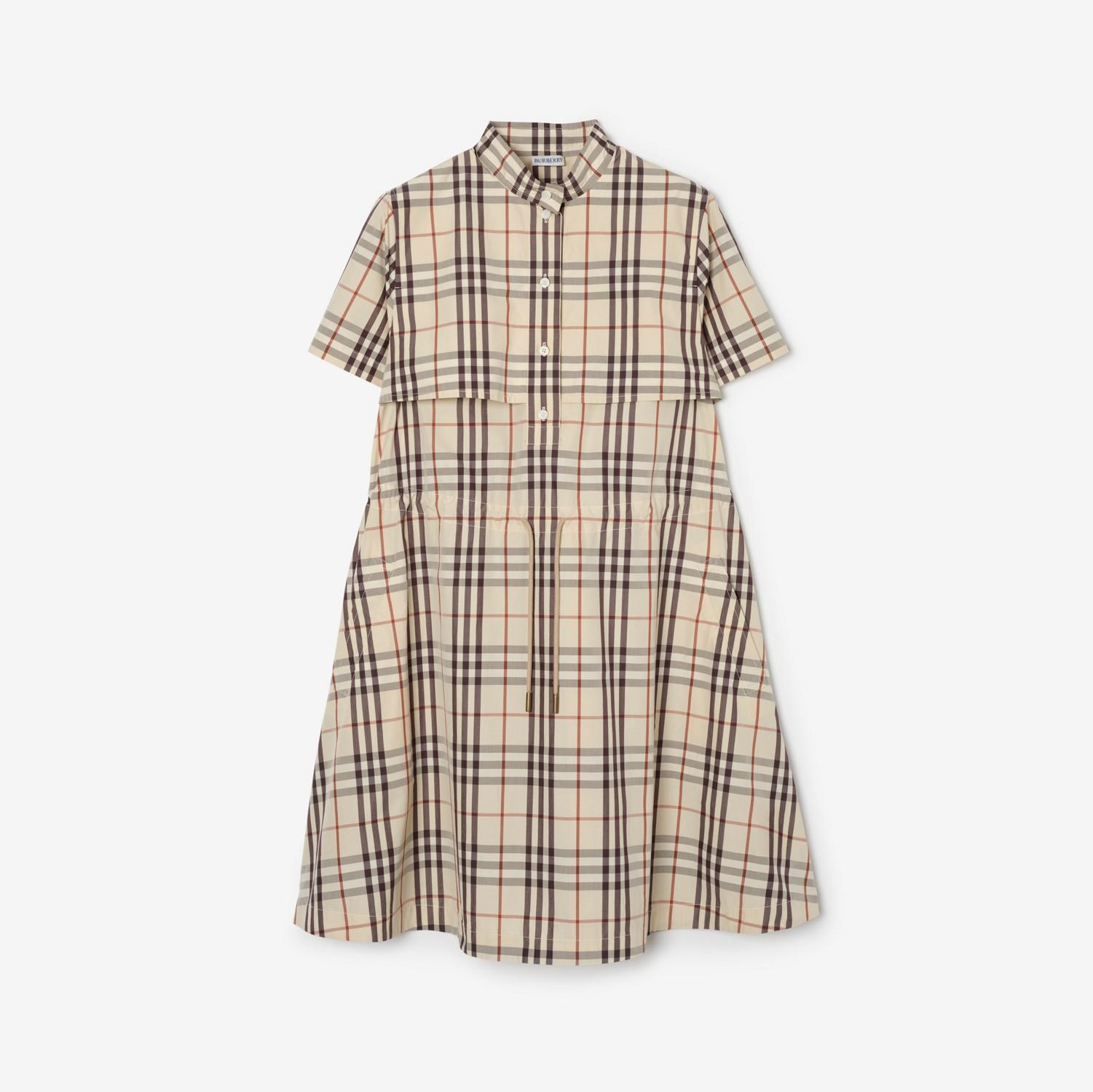 Check Cotton Dress by BURBERRY