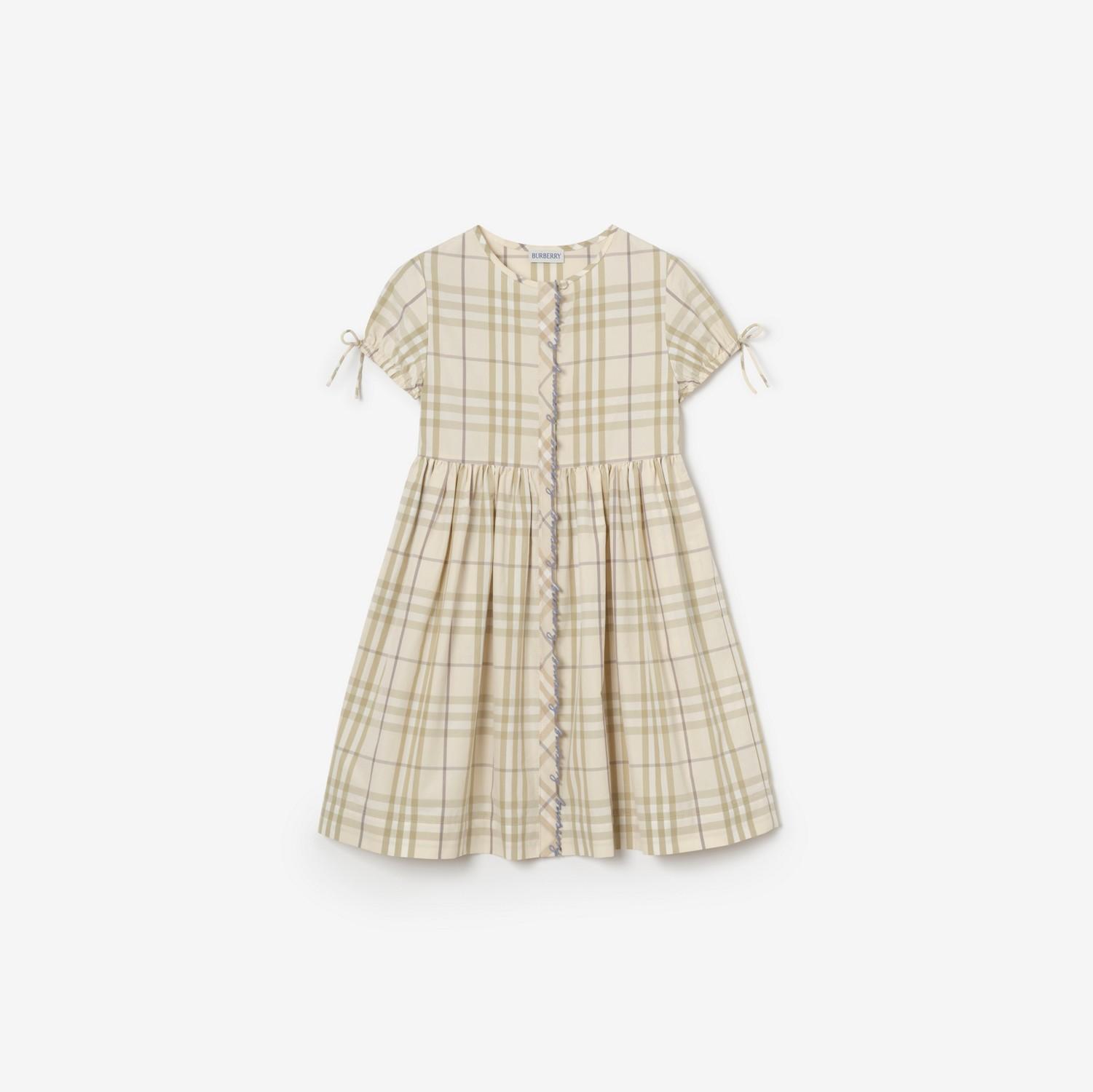 Check Cotton Dress by BURBERRY