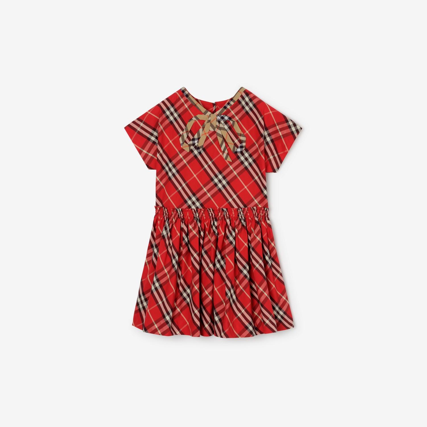 Check Cotton Dress by BURBERRY