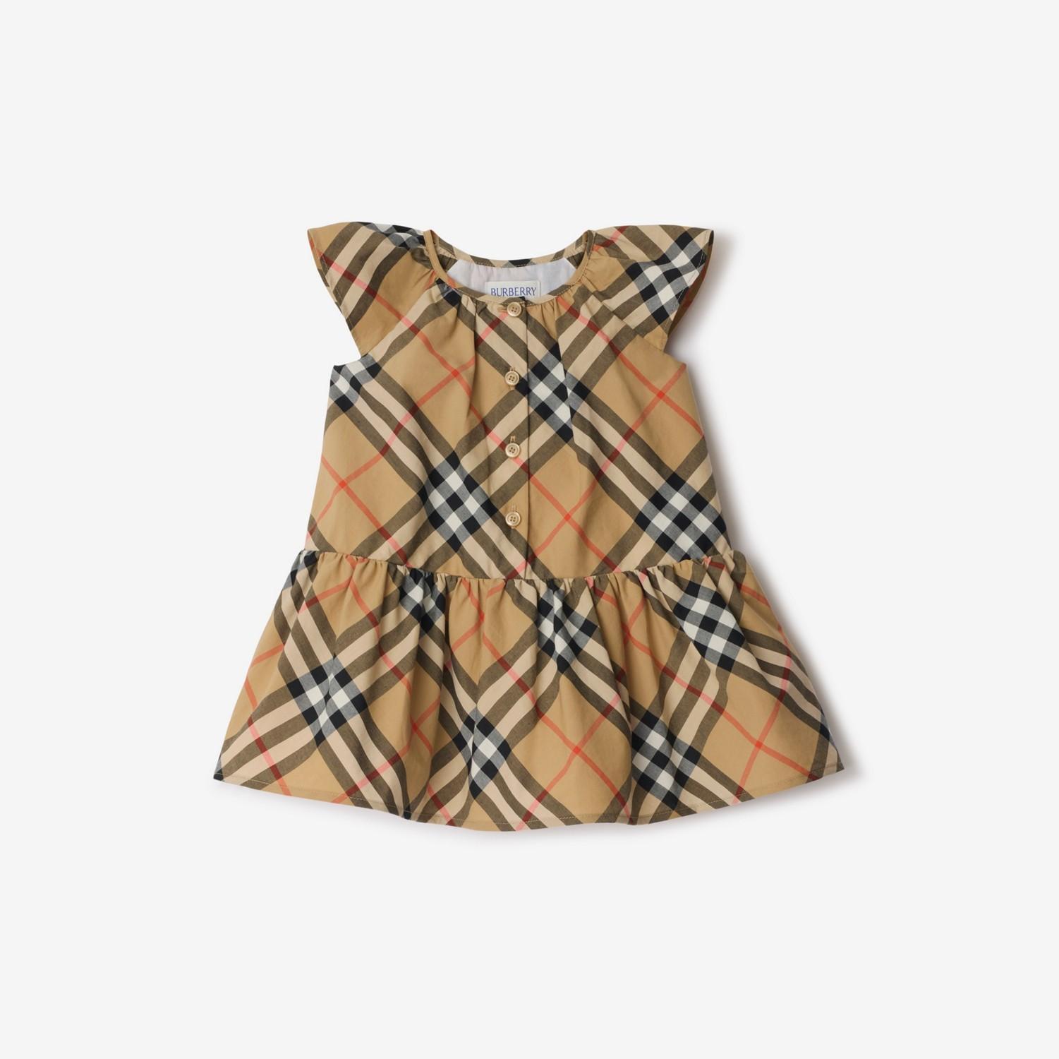 Check Cotton Dress by BURBERRY