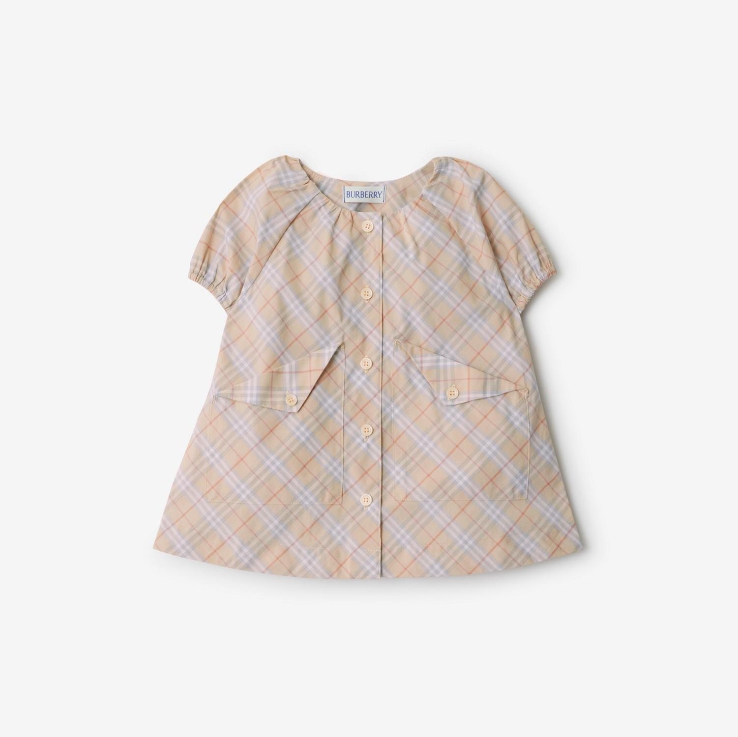 Check Cotton Dress with Bloomers by BURBERRY
