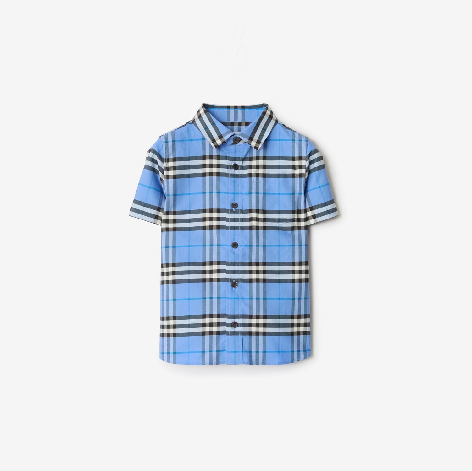 Check Cotton Oxford Shirt by BURBERRY
