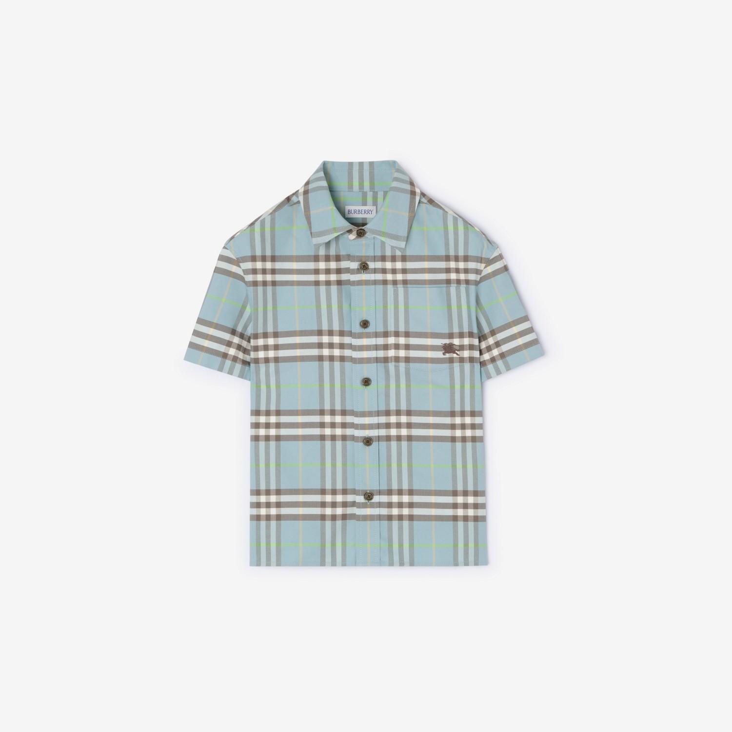Check Cotton Oxford Shirt by BURBERRY