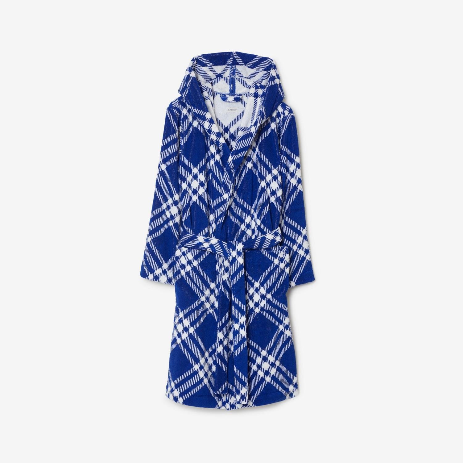 Check Cotton Robe by BURBERRY