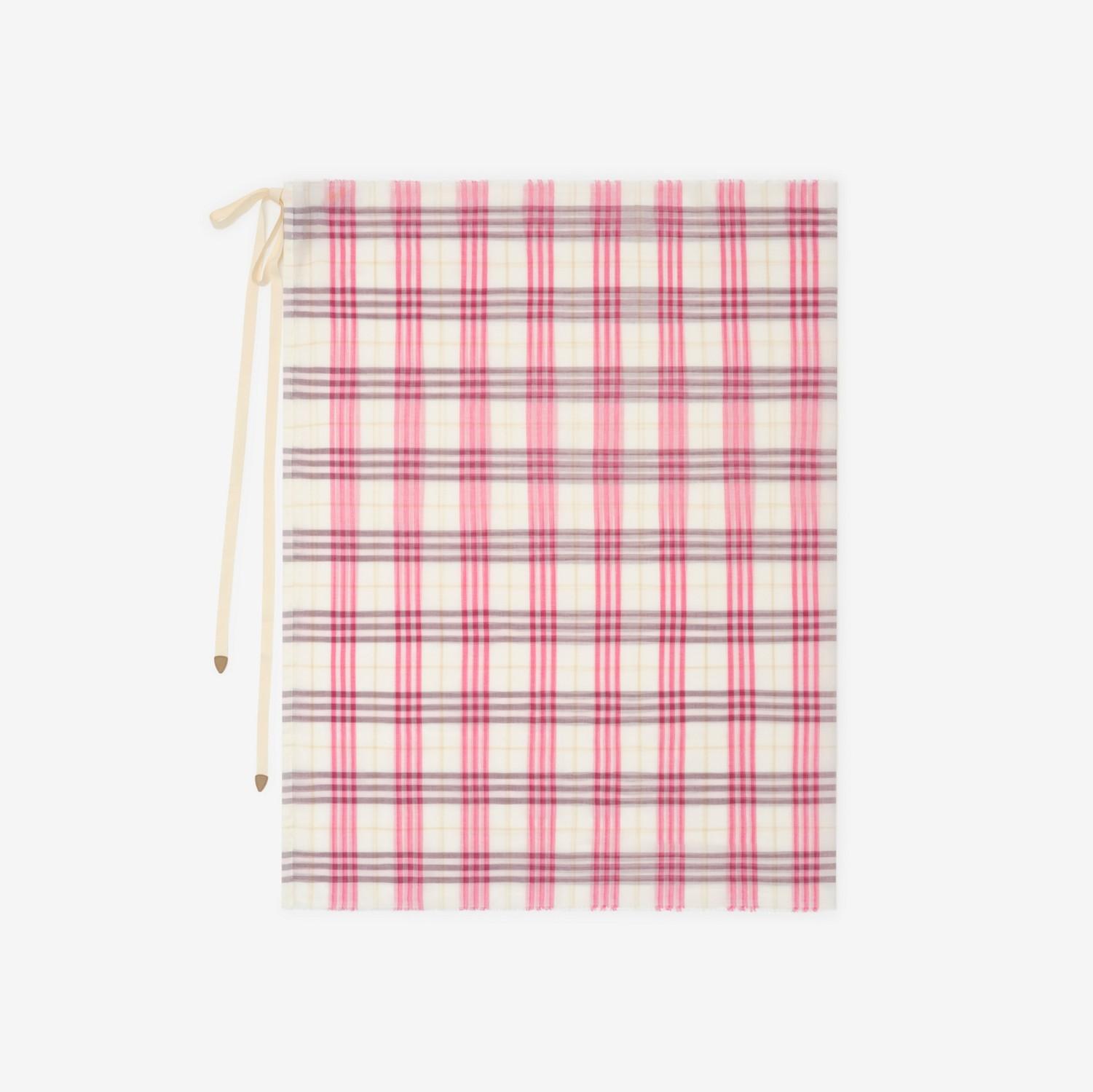Check Cotton Sarong by BURBERRY