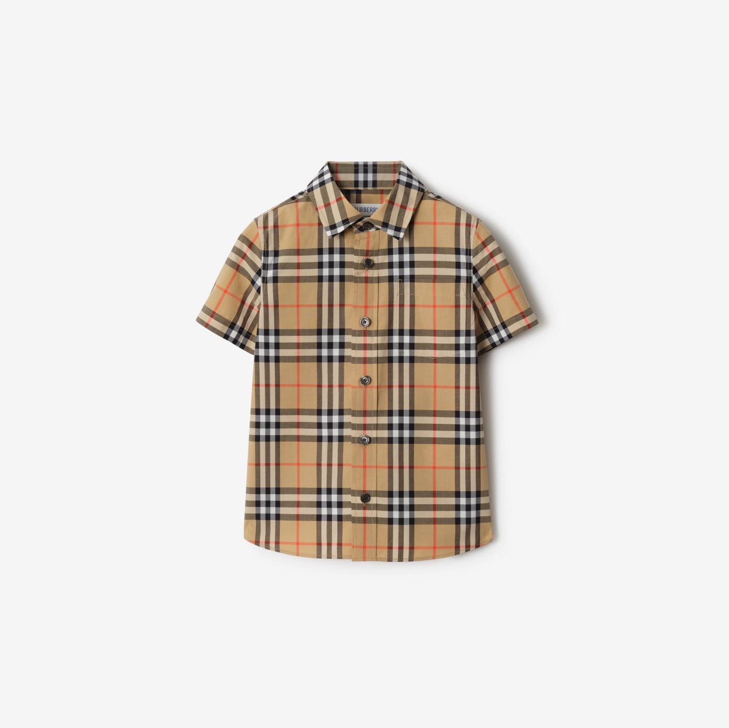 Check Cotton Shirt by BURBERRY