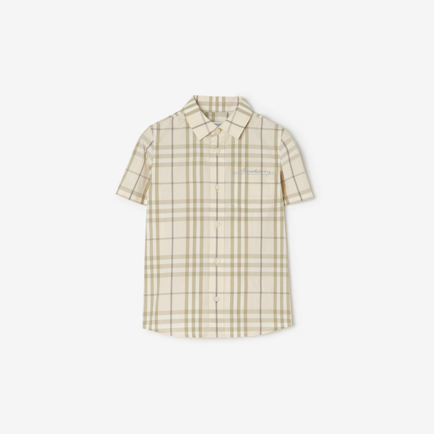 Check Cotton Shirt by BURBERRY