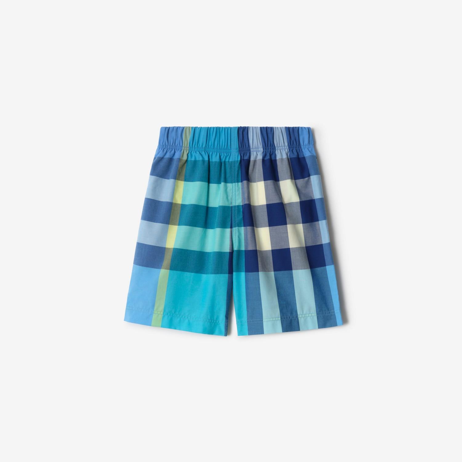 Check Cotton Shorts by BURBERRY