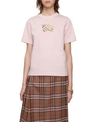 Check Cotton Tee by BURBERRY
