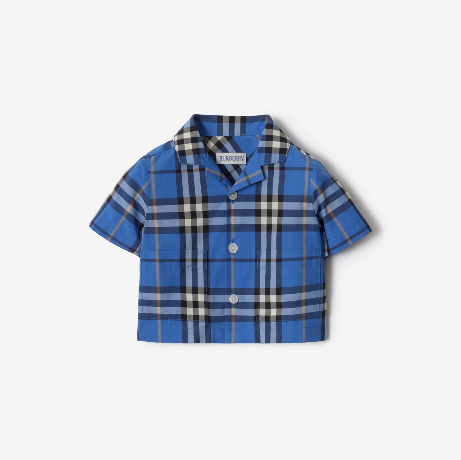 Check Cotton Two-piece Set by BURBERRY