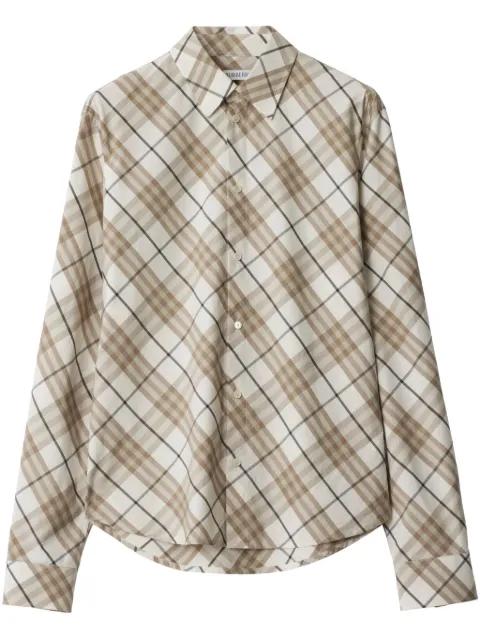 Check Cotton shirt by BURBERRY