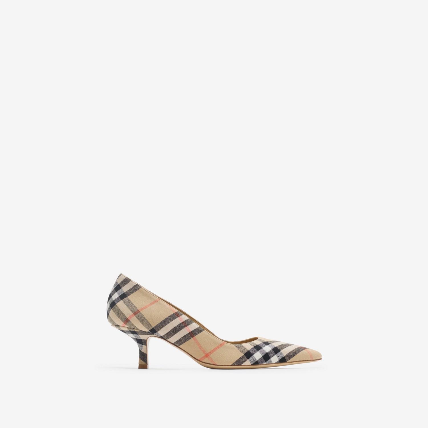 Check Dame Pumps​ by BURBERRY