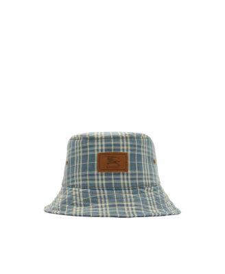 Check Denim Bucket Hat by BURBERRY