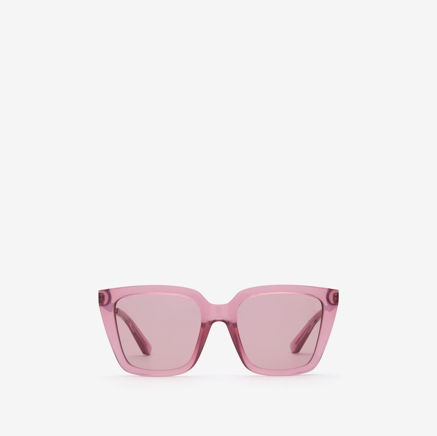 Check Engraved Square Sunglasses​ by BURBERRY