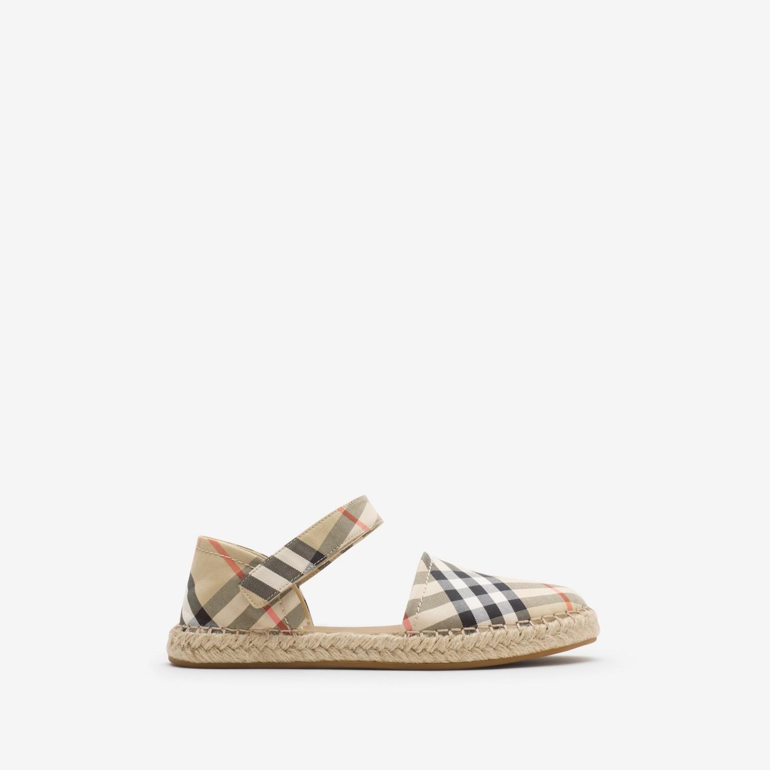 Check Espadrilles by BURBERRY