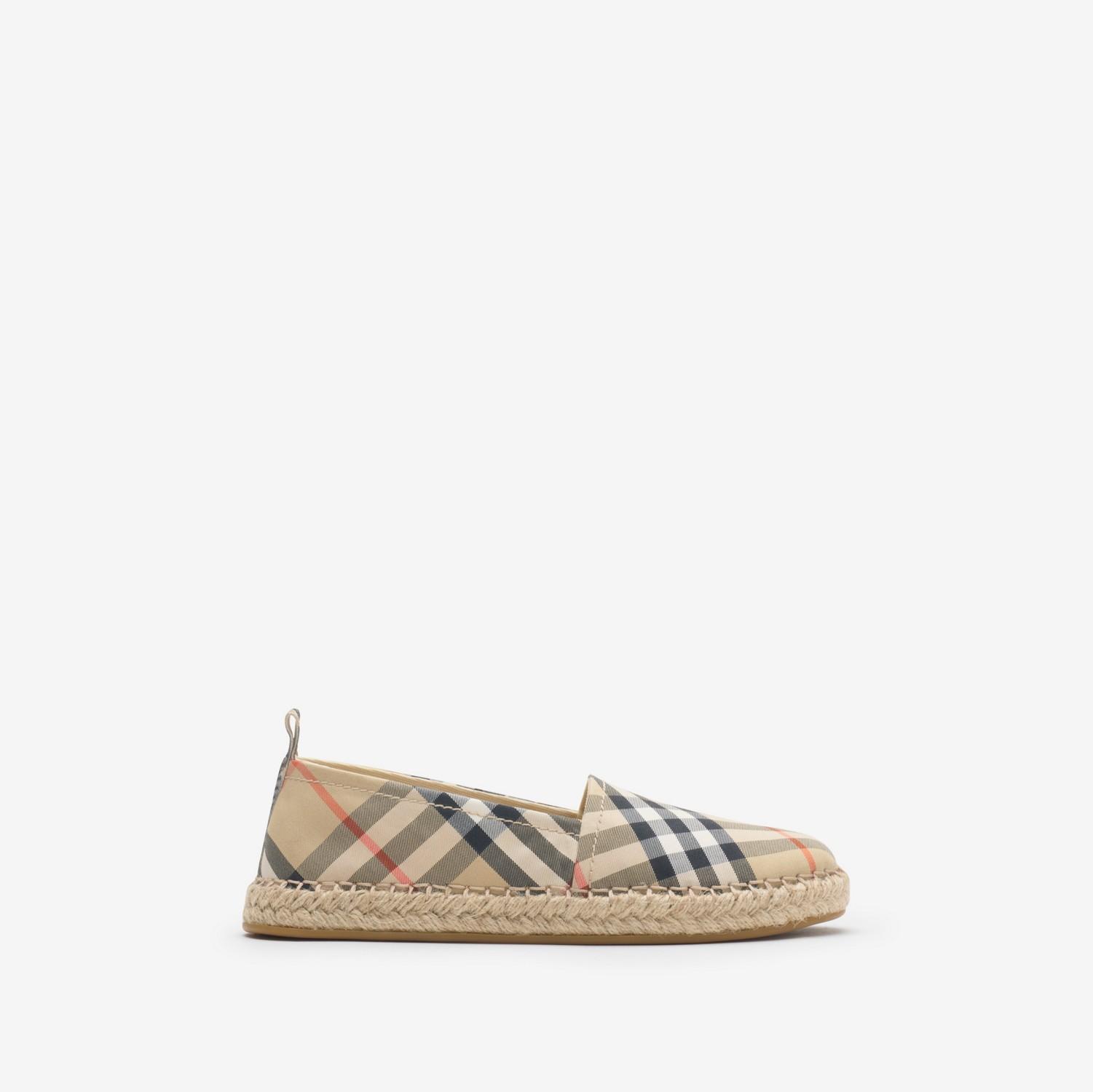 Check Espadrilles by BURBERRY