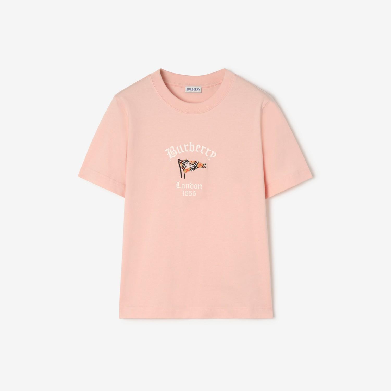 Check Flag Cotton T-shirt by BURBERRY