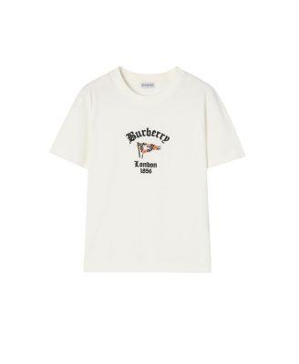 Check Flag Cotton T-shirt by BURBERRY