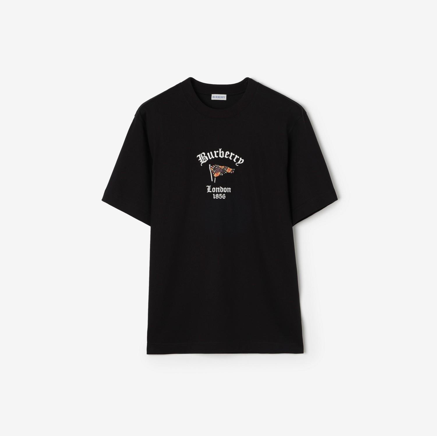 Check Flag Cotton T-shirt by BURBERRY