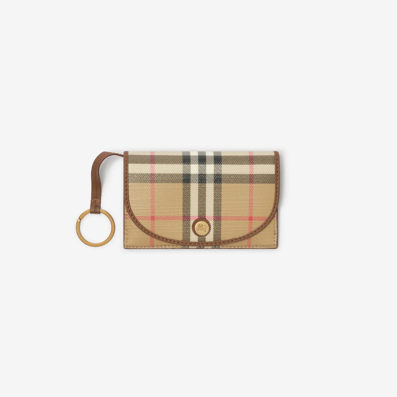 Check Folding Card Case & Key Ring by BURBERRY