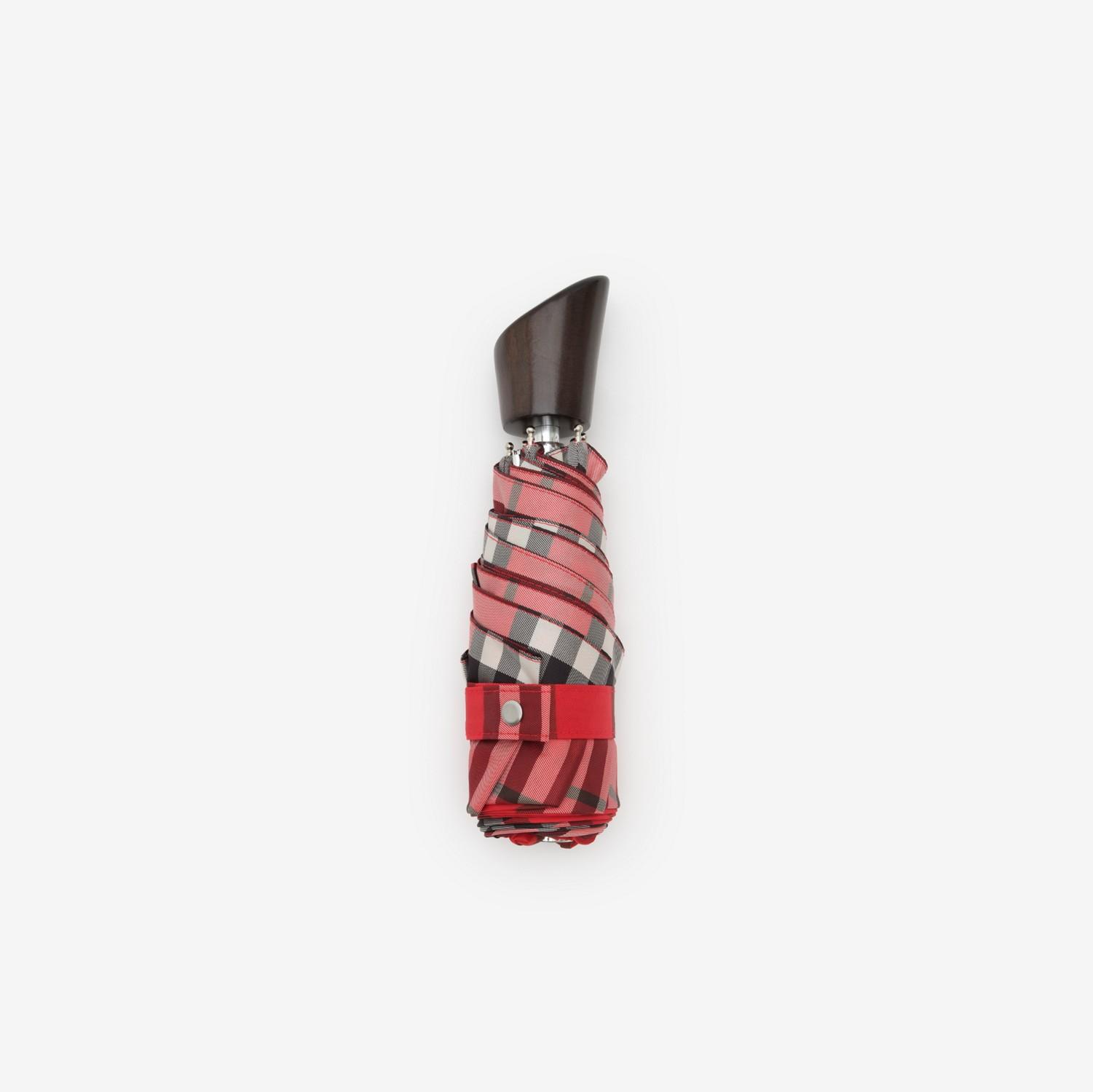 Check Folding Umbrella by BURBERRY