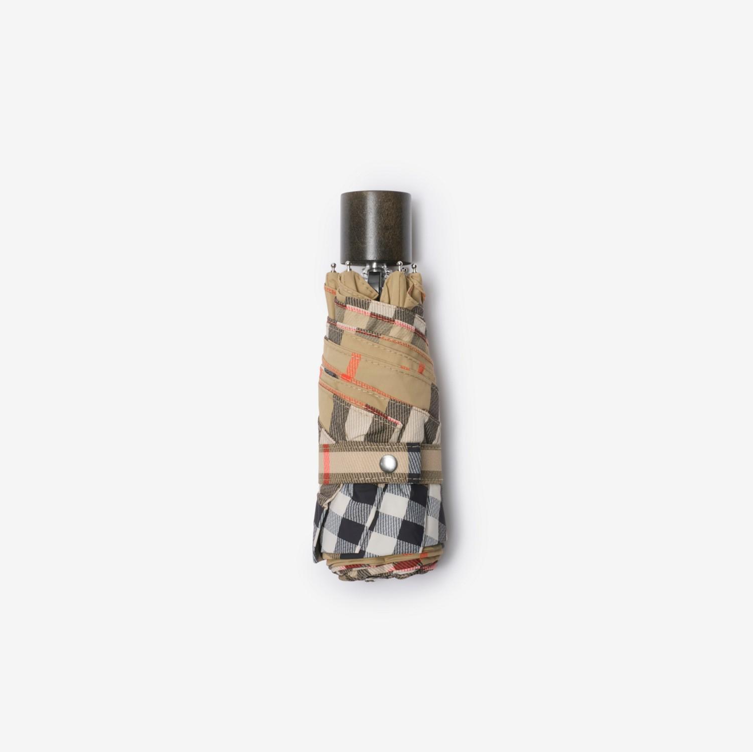 Check Folding Umbrella by BURBERRY