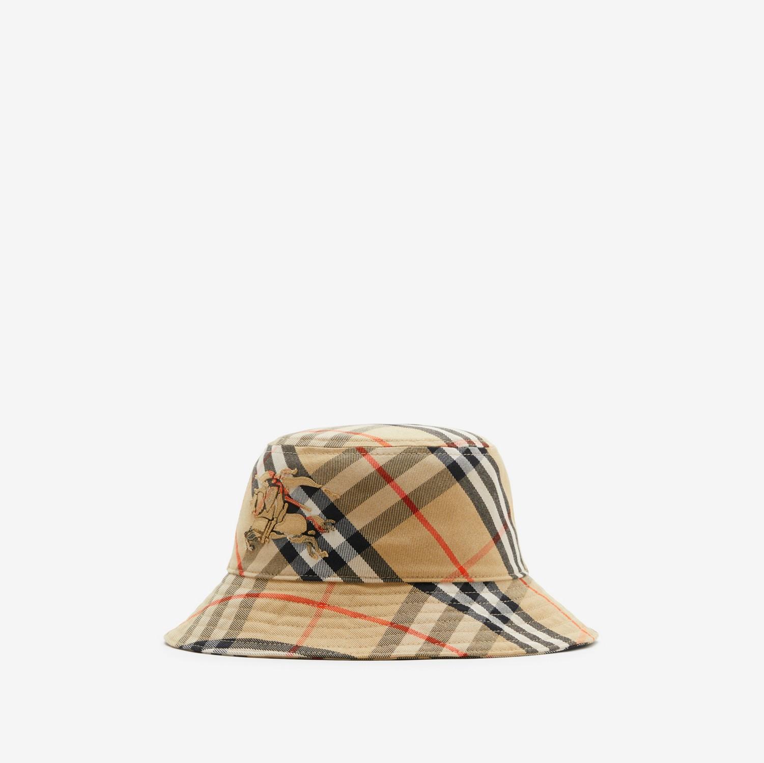 Check Knight Bucket Hat by BURBERRY