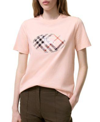 Check Knight Stamp Cotton T-shirt by BURBERRY