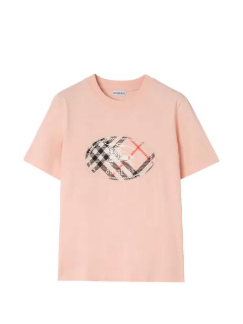 Check Knight-stamp cotton T-shirt by BURBERRY