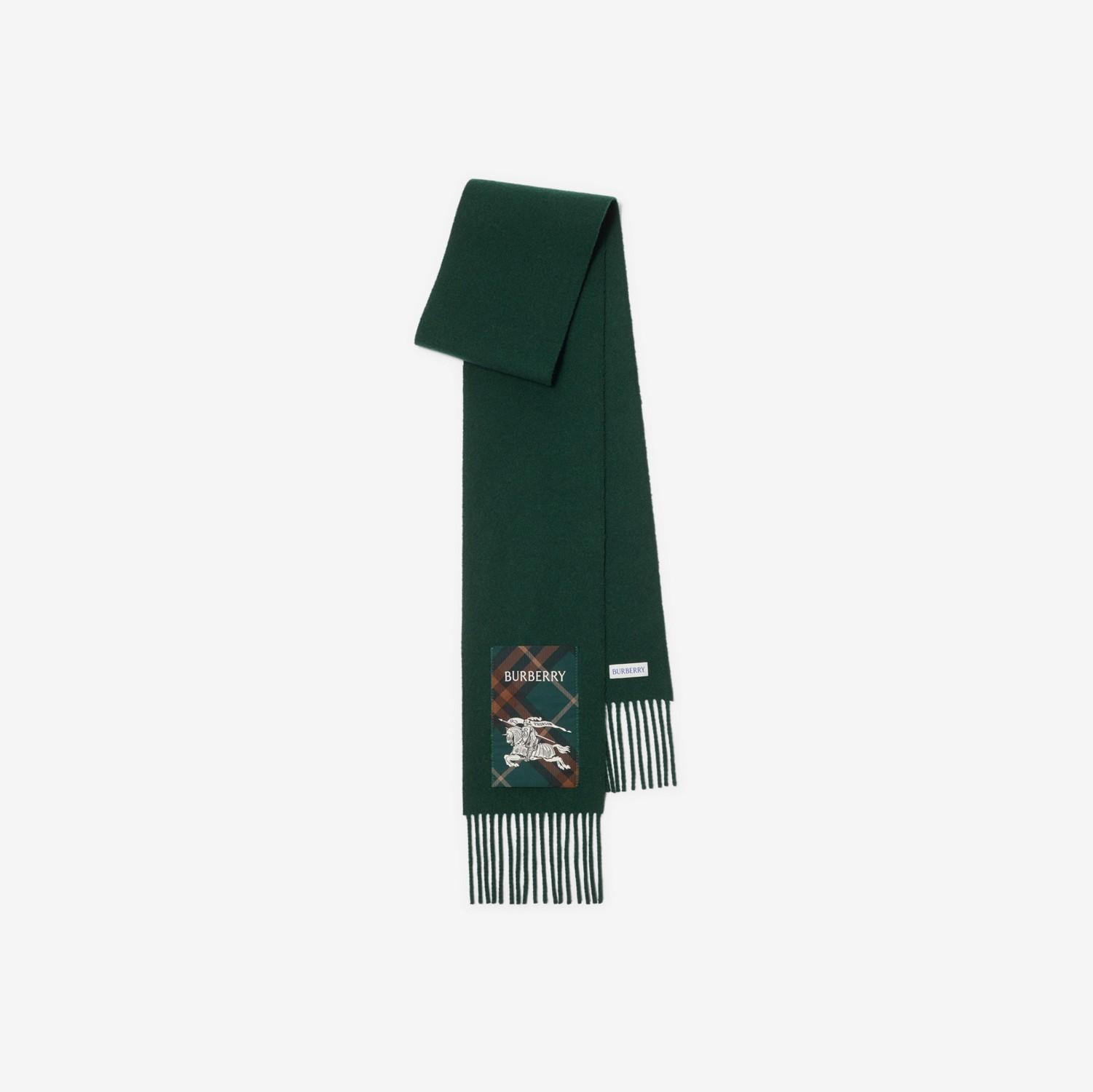 Check Label Cashmere Scarf by BURBERRY