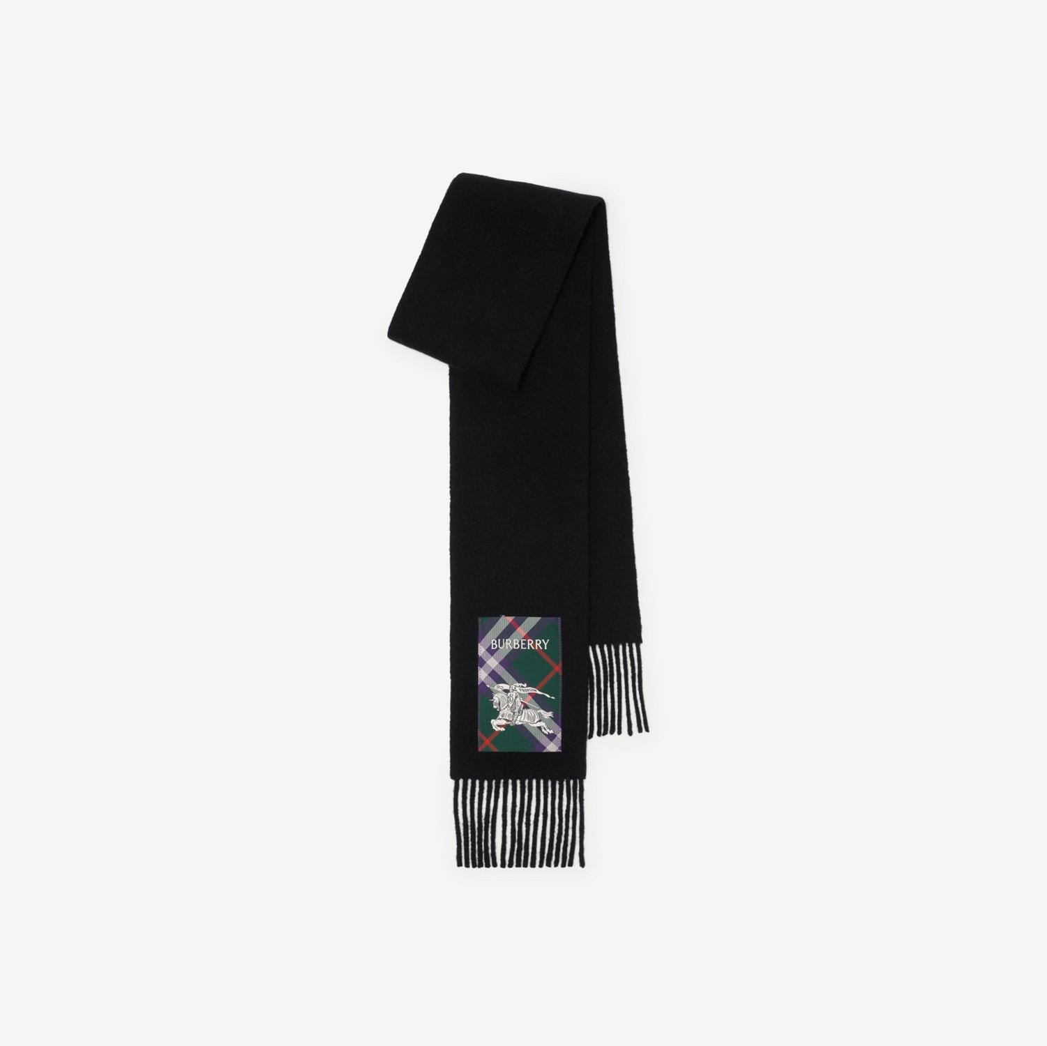 Check Label Cashmere Scarf by BURBERRY