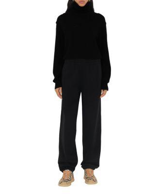 Check Label Cotton Jogging Pants by BURBERRY