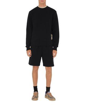 Check Label Cotton Shorts by BURBERRY