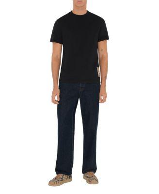 Check Label Cotton T-shirt by BURBERRY