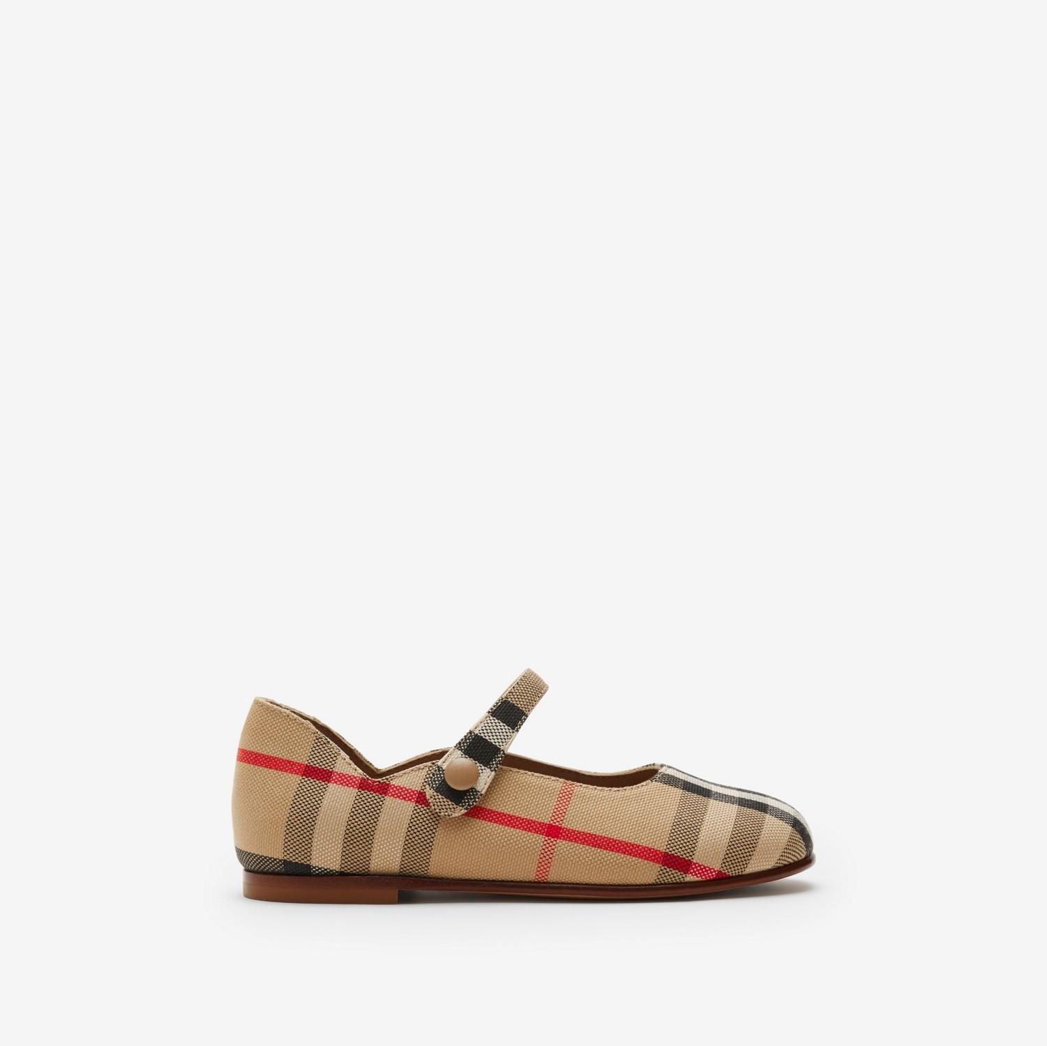 Check Mary Jane Flats by BURBERRY