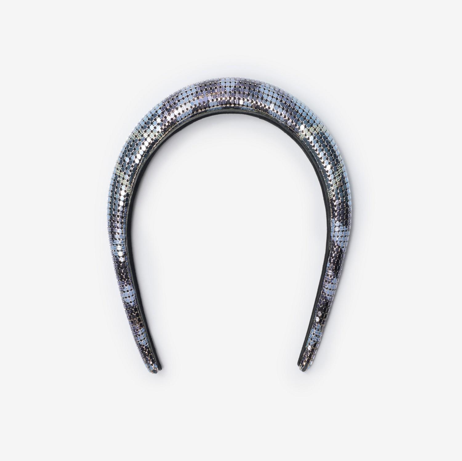 Check Mesh Headband by BURBERRY