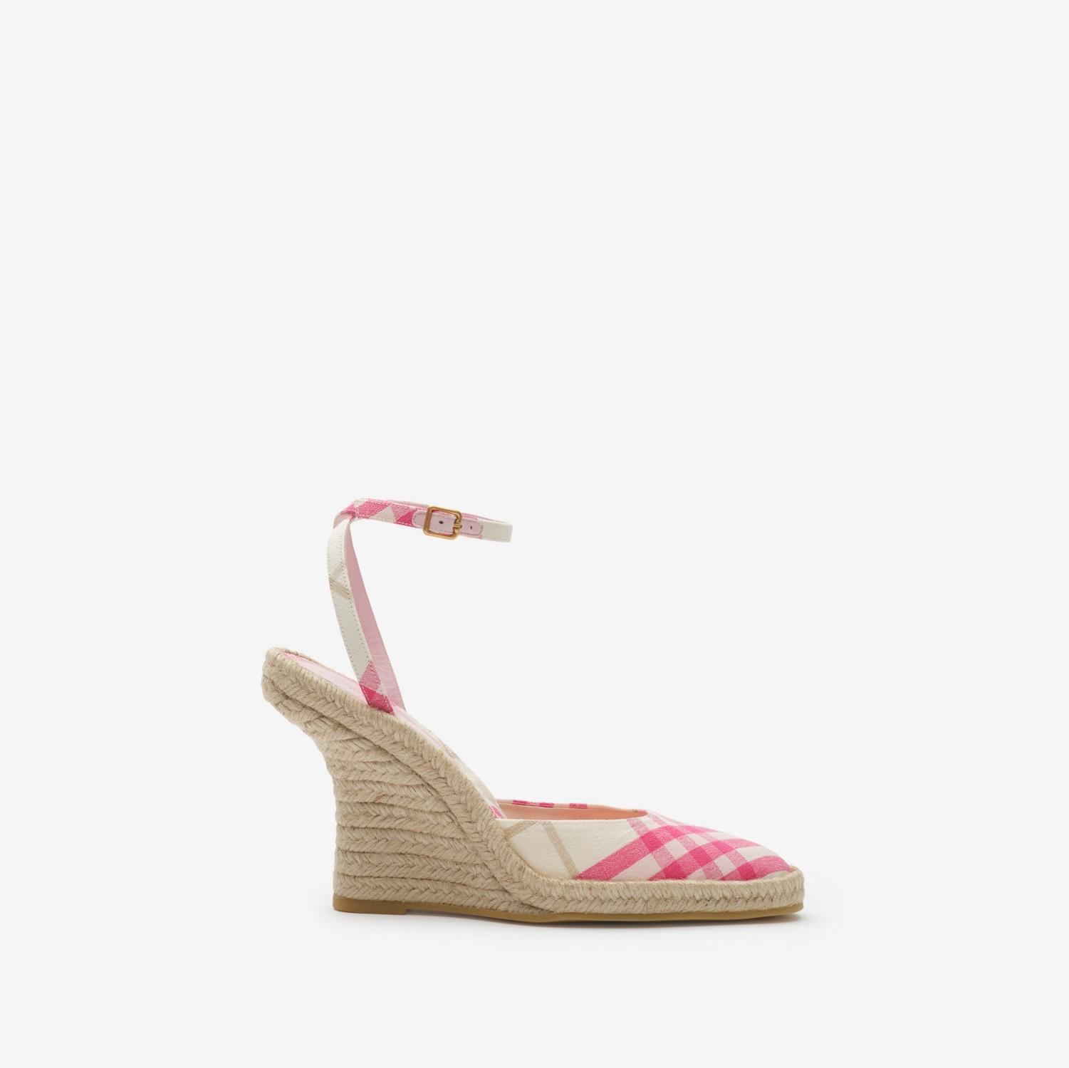 Check Mews Espadrille Pumps​ by BURBERRY