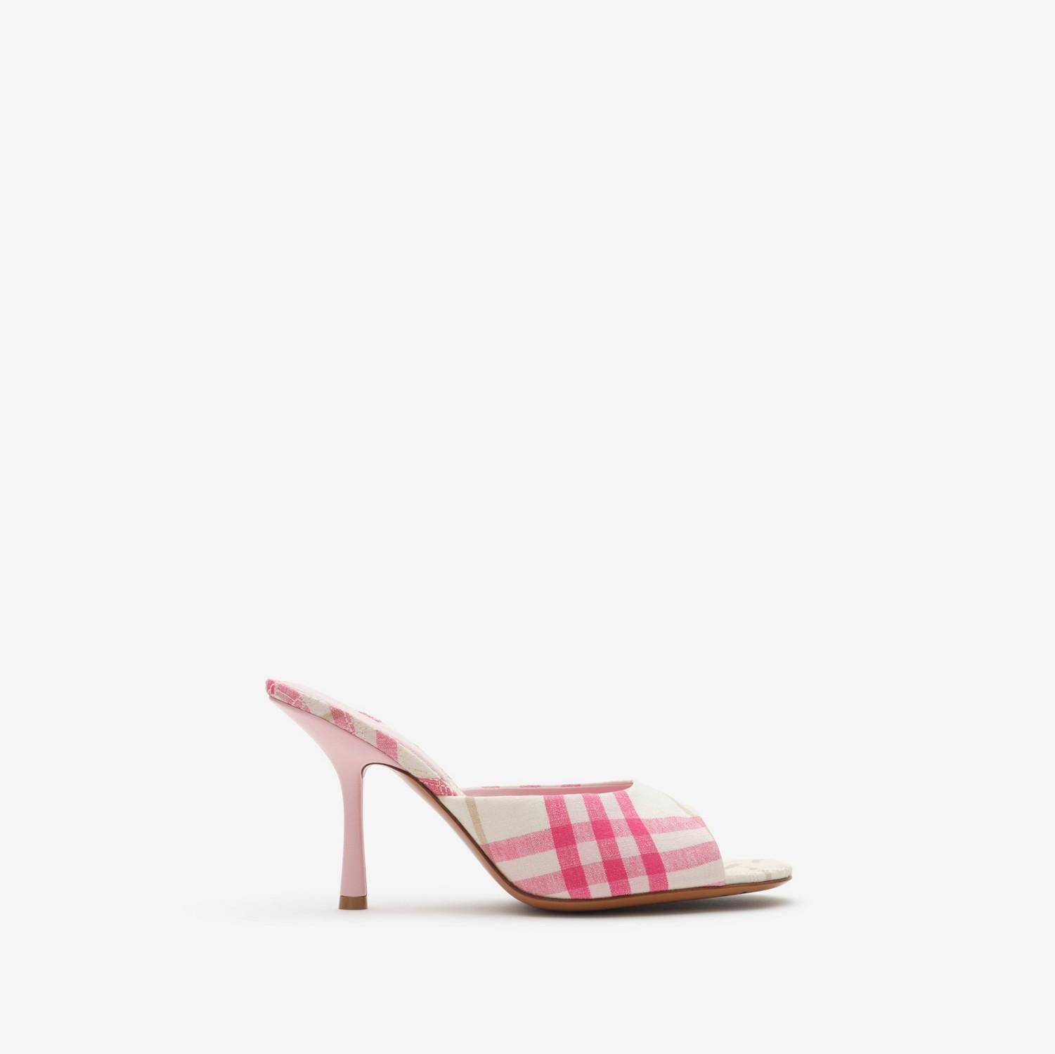 Check Mews High Sandals​ by BURBERRY