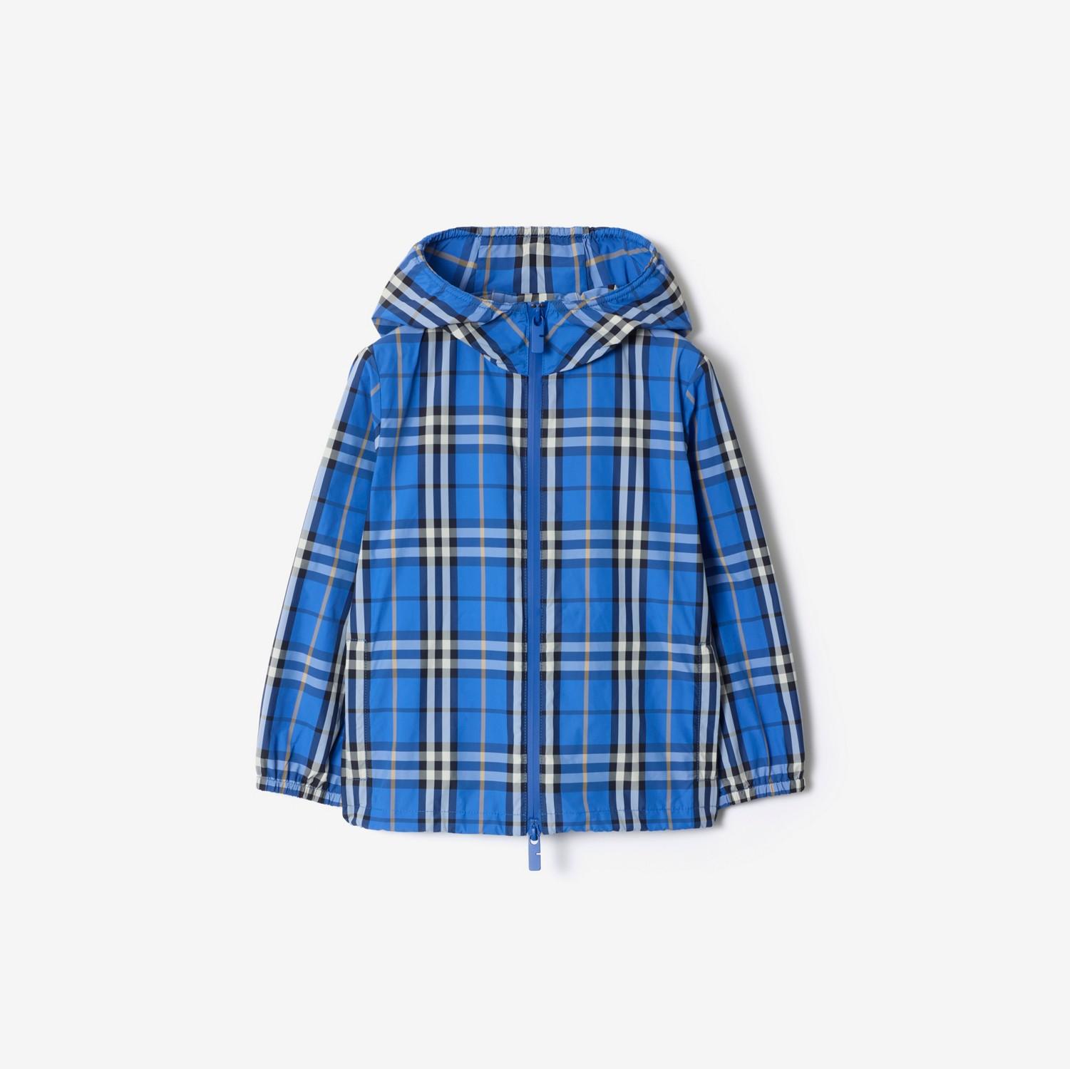 Check Nylon Hooded Jacket by BURBERRY