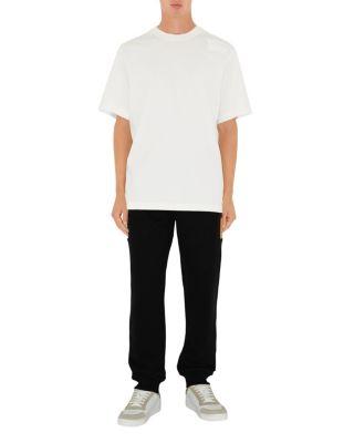 Check Panel Cotton Jogging Pants by BURBERRY
