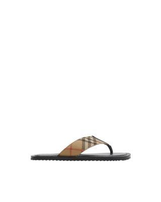 Check Pavilion Sandals by BURBERRY