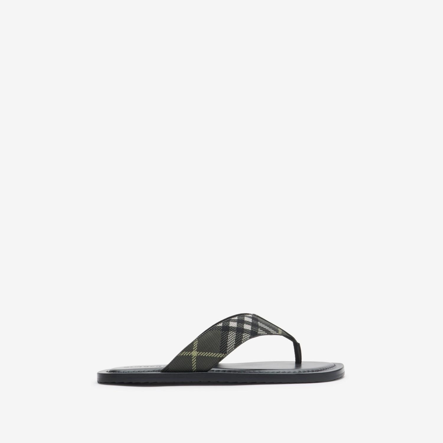 Check Pavilion Sandals​ by BURBERRY