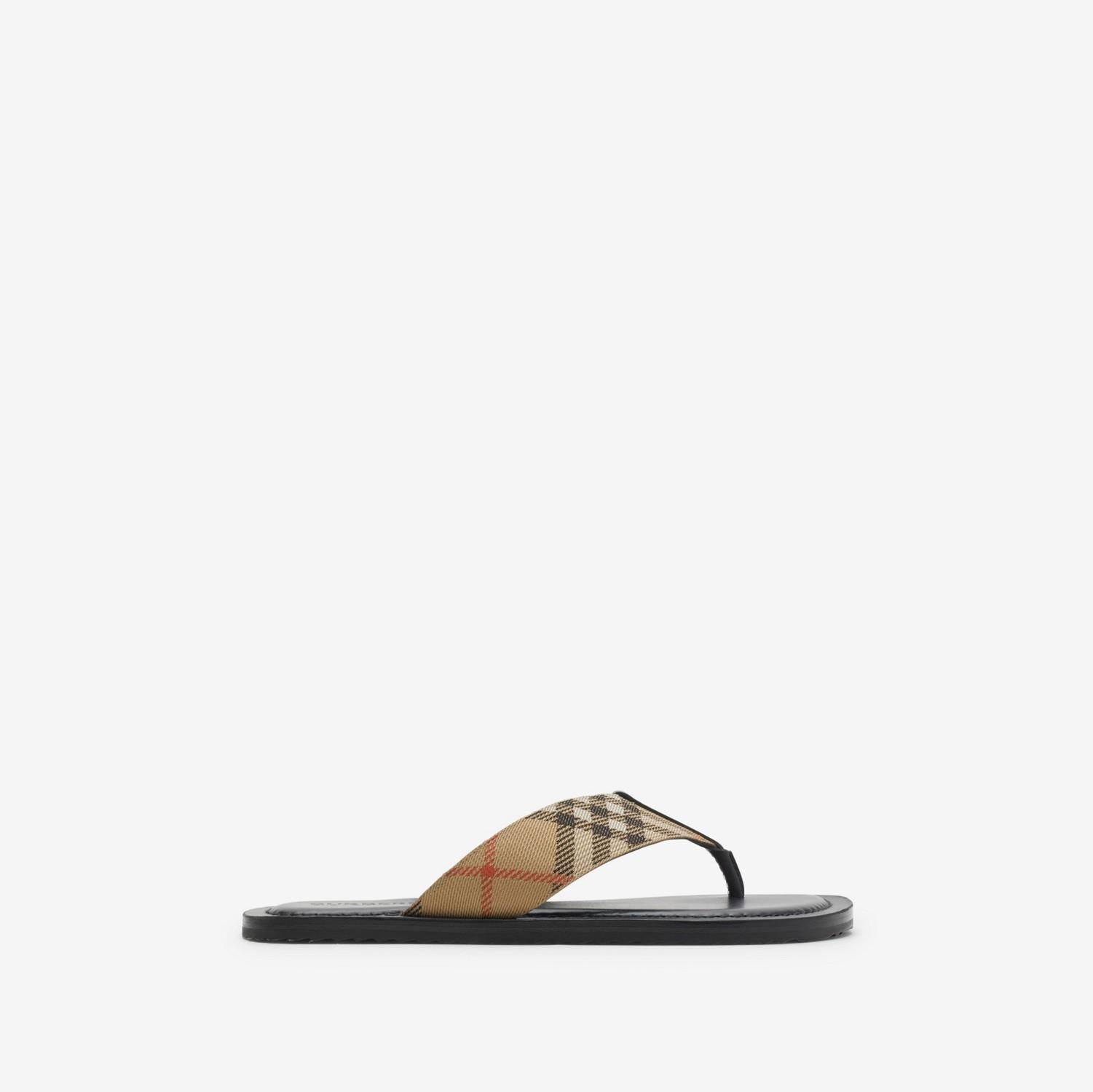 Check Pavilion Sandals​ by BURBERRY